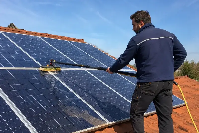 Nettoyage et entretien de panneaux solaires à Bellevigny